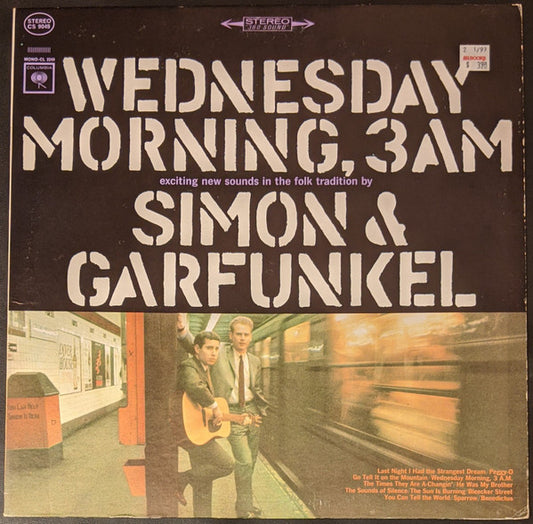 Simon & Garfunkel : Wednesday Morning, 3 A.M. (LP, Album, RE, San)