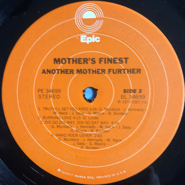 Mother's Finest : Another Mother Further (LP, Album, Ter)