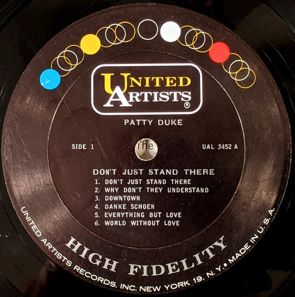 Patty Duke : Don't Just Stand There (LP, Album, Mono)