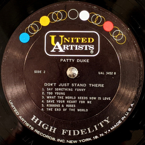 Patty Duke : Don't Just Stand There (LP, Album, Mono)