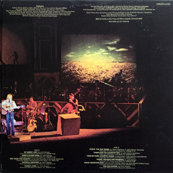 John Denver : An Evening With John Denver (2xLP, Album, Ind)