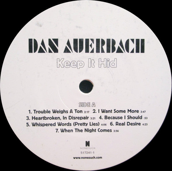 Dan Auerbach : Keep It Hid (LP, Album, Gat + CD, Album)