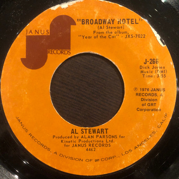 Al Stewart : Year Of The Cat (7", Single, Styrene)
