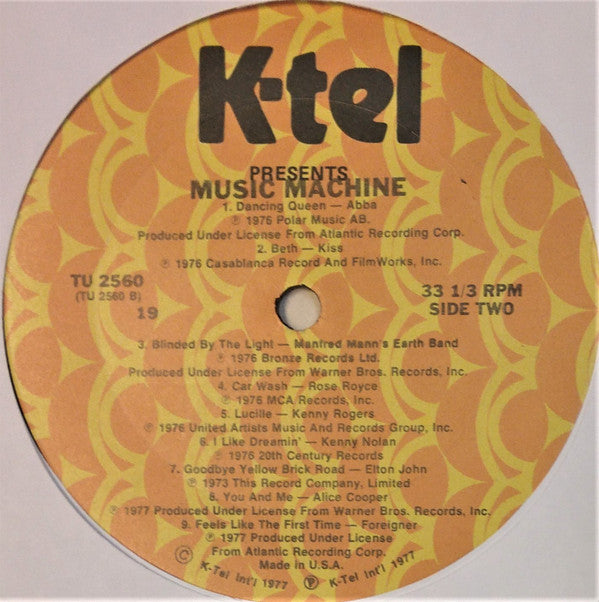 Various : Music Machine (LP, Comp, 19 )