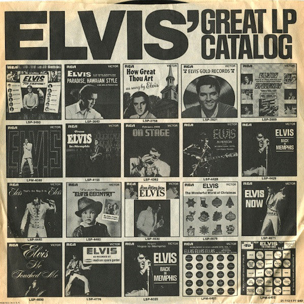 Elvis Presley : The Sun Sessions (LP, Comp, Mono)