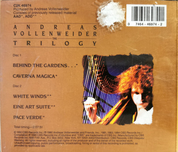 Andreas Vollenweider : The Trilogy (2xCD, Comp)
