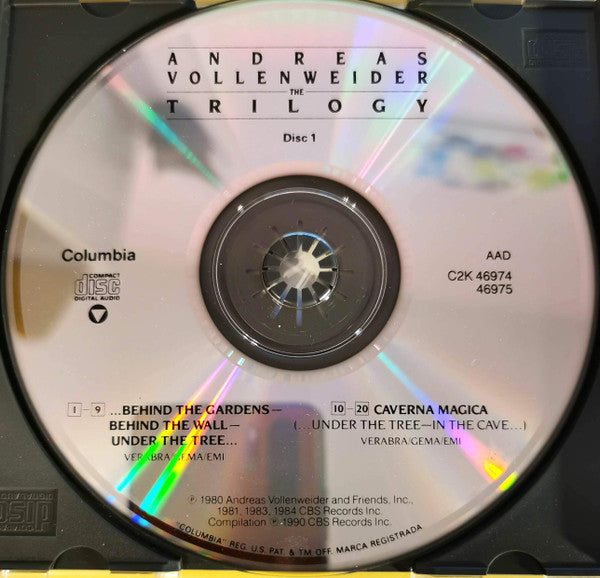Andreas Vollenweider : The Trilogy (2xCD, Comp)
