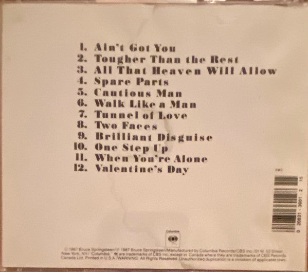 Bruce Springsteen : Tunnel Of Love (CD, Album, Club)
