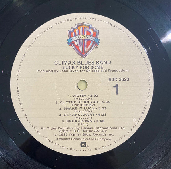 Climax Blues Band : Lucky For Some (LP, Album, Jac)