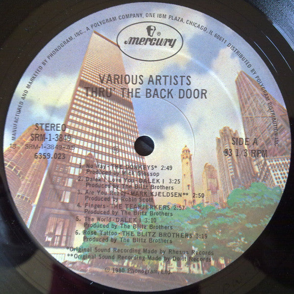 Various : Thru' The Back Door (LP, Comp + 7", Single)