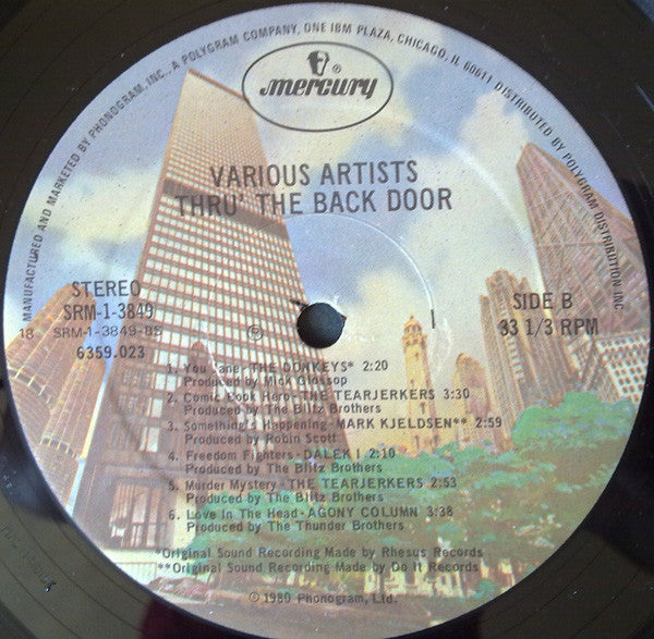 Various : Thru' The Back Door (LP, Comp + 7", Single)