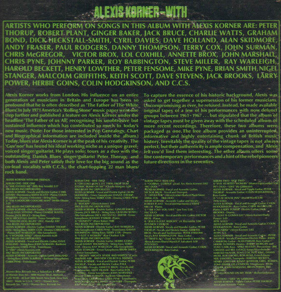 Alexis Korner : Bootleg Him! (2xLP, Album, San)