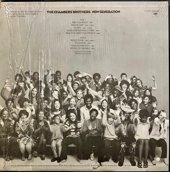 The Chambers Brothers : New Generation (LP, Album, San)