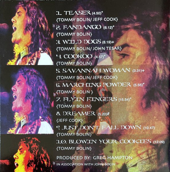 Tommy Bolin : Whips And Roses (CD, Album, Dig)