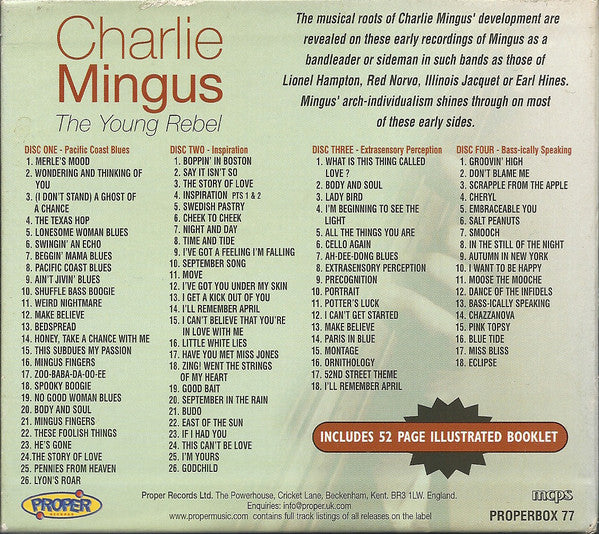 Charlie Mingus* : The Young Rebel (4xCD, Comp + Box)