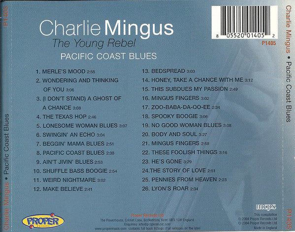 Charlie Mingus* : The Young Rebel (4xCD, Comp + Box)