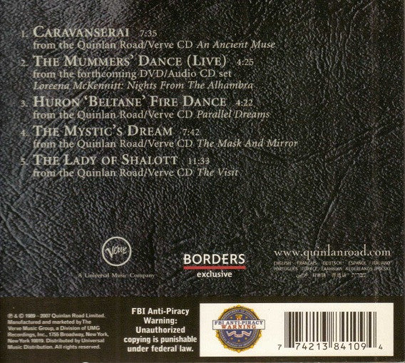 Loreena McKennitt : Share The Journey - Passport (CD, Comp)