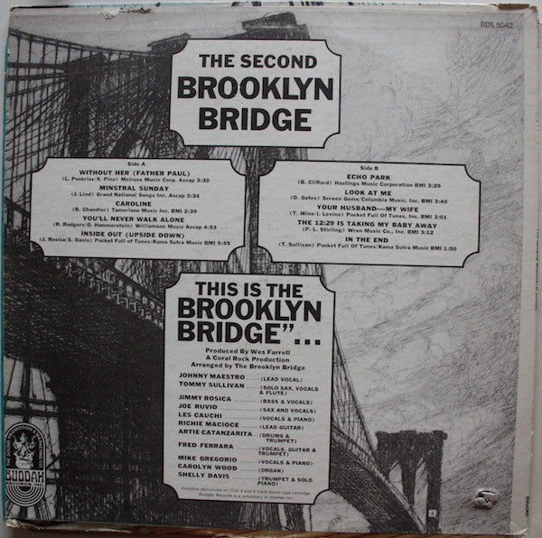 The Brooklyn Bridge : The Second Brooklyn Bridge (LP, Album, 4)