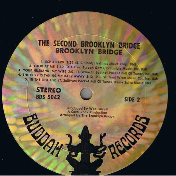 The Brooklyn Bridge : The Second Brooklyn Bridge (LP, Album, 4)