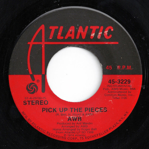 AWB* : Pick Up The Pieces (7", Single, PL,)