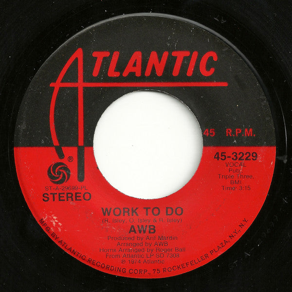 AWB* : Pick Up The Pieces (7", Single, PL,)
