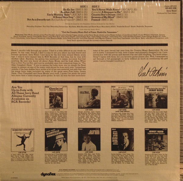 Jerry Reed : Ko-Ko Joe (LP, Album, Hol)