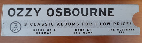 Ozzy Osbourne : Diary Of A Madman / Bark At The Moon / The Ultimate Sin (Box, Comp + CD, Album, RE, RM + CD, Album, RE, RM )