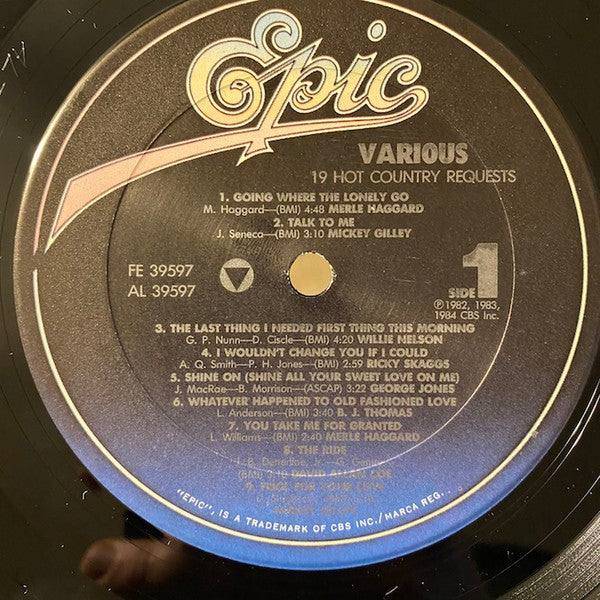 Various : 19 Hot Country Requests (LP, Comp, Car)