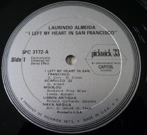 Laurindo Almeida : I Left My Heart In San Francisco (LP, Comp)