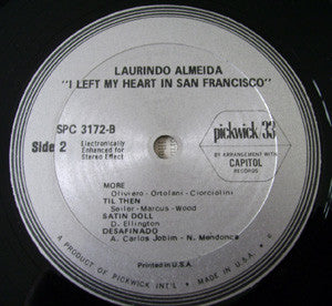 Laurindo Almeida : I Left My Heart In San Francisco (LP, Comp)