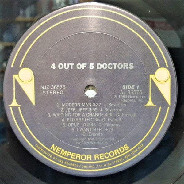 4 Out Of 5 Doctors : 4 Out Of 5 Doctors (LP, Album)