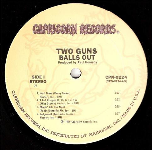 Two Guns : Balls Out (LP, Album, Ter)