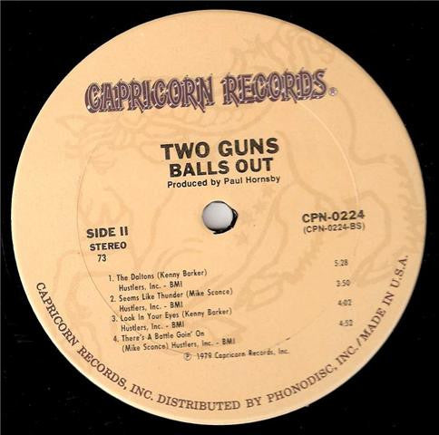 Two Guns : Balls Out (LP, Album, Ter)
