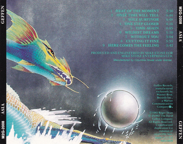 Asia (2) : Asia (CD, Album, Club, RE, Spe)