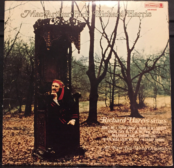 Richard Harris : A Tramp Shining (LP, Album, Ter)