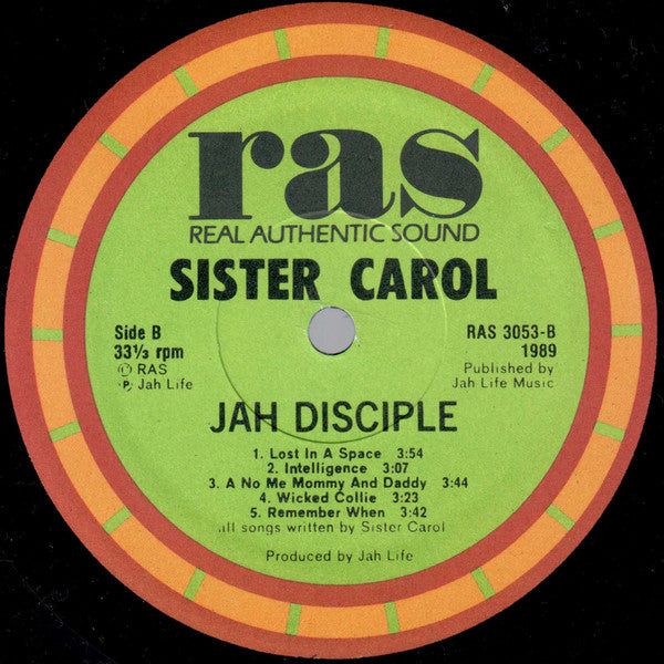 Sister Carol : Jah Disciple (LP, Album)