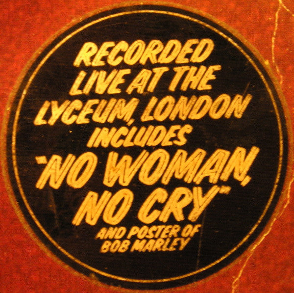 Bob Marley & The Wailers : Live! (LP, Album, Ter)