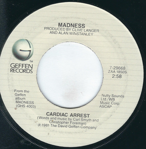 Madness : Our House (7", Single, Jac)