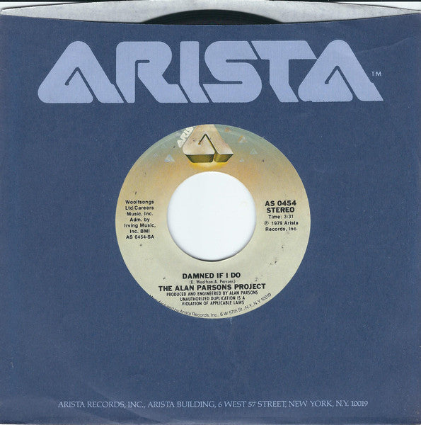 The Alan Parsons Project : Damned If I Do (7", Styrene, Ter)