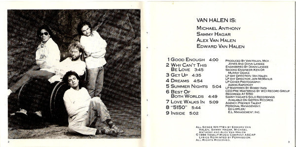 Van Halen : 5150 (CD, Album)