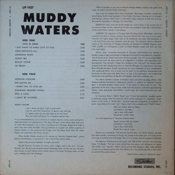 Muddy Waters : The Best Of Muddy Waters (LP, Comp, Mono)