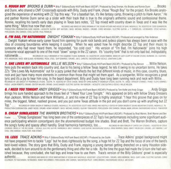 Various : Sharp Dressed Men: A Tribute To ZZ Top (HDCD, Comp, Club)