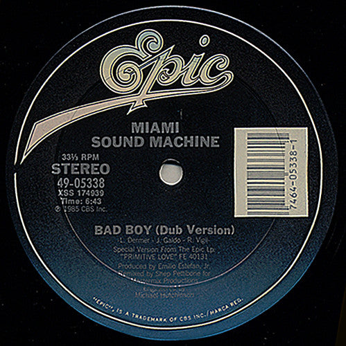 Miami Sound Machine : Bad Boy (Remix) (12", Single)