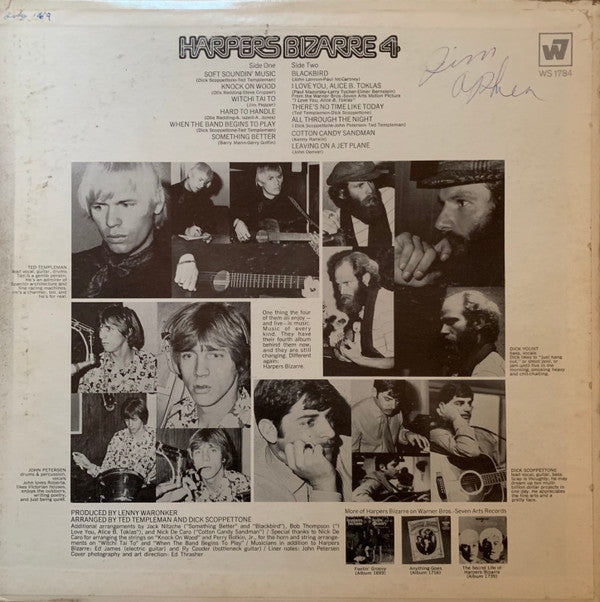 Harpers Bizarre : Harpers Bizarre 4 (LP, Album, Pit)
