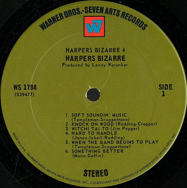 Harpers Bizarre : Harpers Bizarre 4 (LP, Album, Pit)
