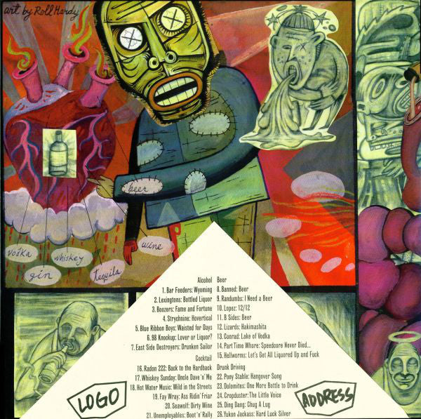 Various : Twelve Ounces Of Courage (Songs About Drinking Episode Three) (2x10", Comp, Ltd, Gre)