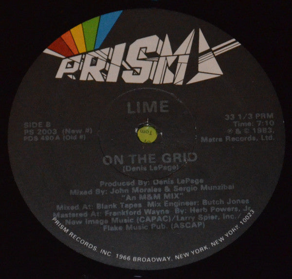Lime (2) : Guilty / On The Grid (12")