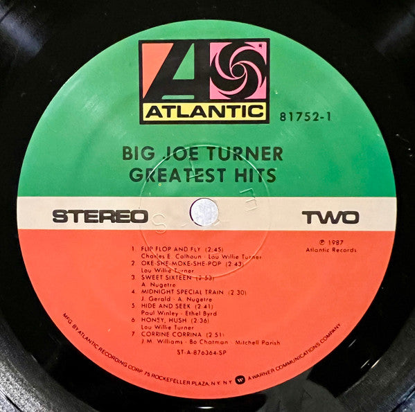 Big Joe Turner : Greatest Hits (LP, Comp, All)
