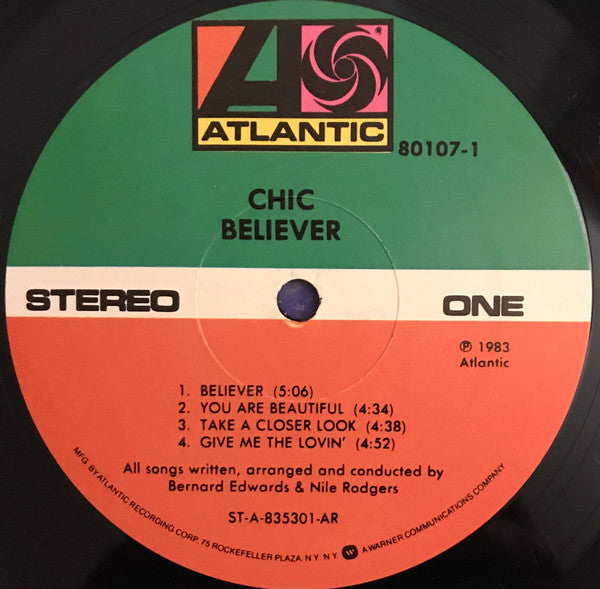 Chic : Believer (LP, Album, AR )