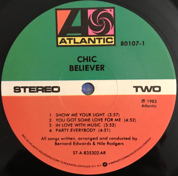 Chic : Believer (LP, Album, AR )
